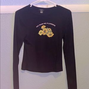 Long sleeve black shirt